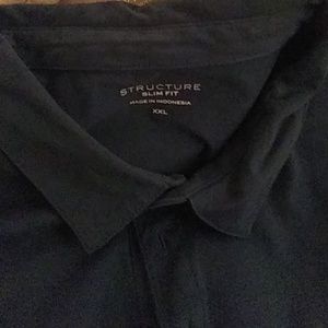 Structure short sleeve XXL slim fit